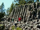 Columnar joints.